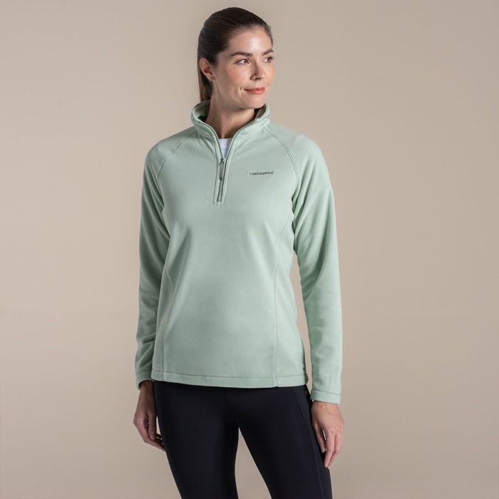 Craghoppers Women's Miska VI Half Zip Fleece Iced Matcha 10