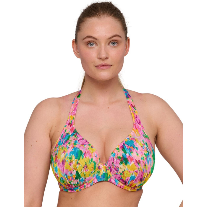 Prima Donna Swim Ubud Half Padded Plunge Bikini Top - Sun Glow - 32C