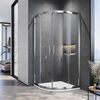 ELEGANT 900x900 Quadrant 6mm Tempered Glass Shower Enclosures