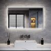 ELEGANT 1000 x 600mm LED Illuminated Bathroom Mirror with Anti-Fog, Dimmer & Touch Sensor