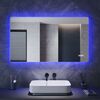 ELEGANT 1200 x 700mm LED Illuminated Bluetooth Mirror with Touch Sensor, Anti-Fog and Shaving Port