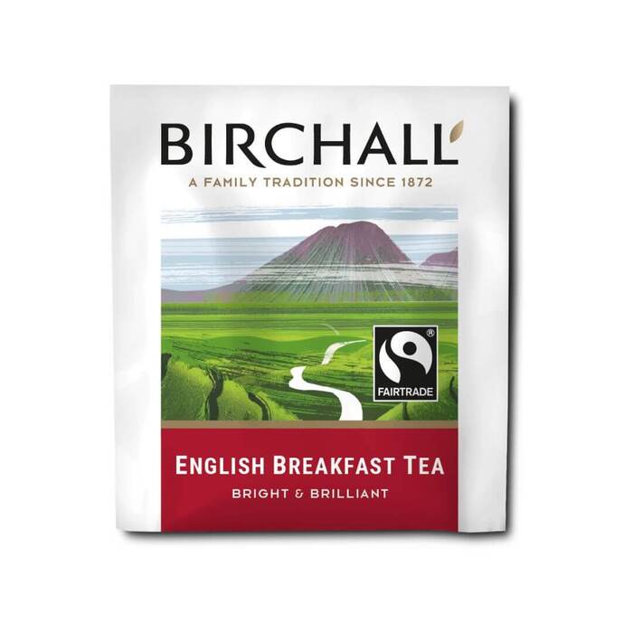 Birchall English Breakfast Tea - 250 Enveloped Plant-Based Tea Bags FT & RA