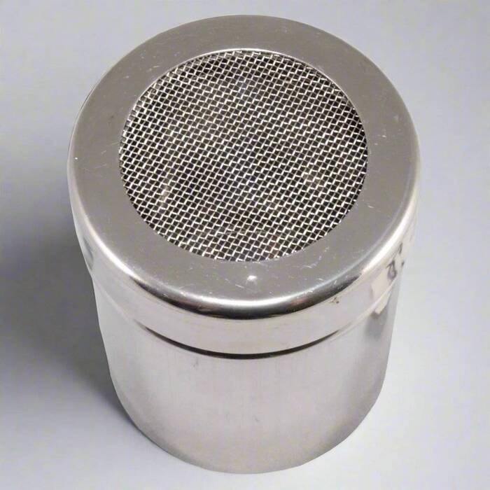 Stainless Steel Chocolate Shaker With Mesh Top