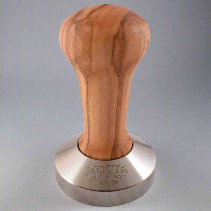 Motta - Olive Wood Coffee Tamper 58mm - Flat Base