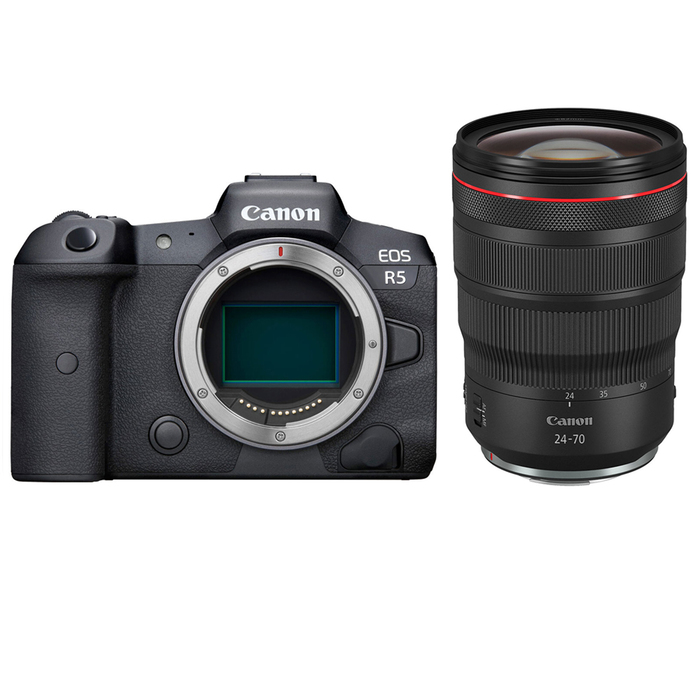 Canon EOS R5 Mirrorless Camera with RF 24-70mm f/2. 8L IS USM Lens