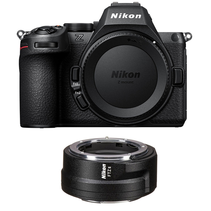 Nikon Z5 II Mirrorless Camera Body with FTZ II Mount Adapter