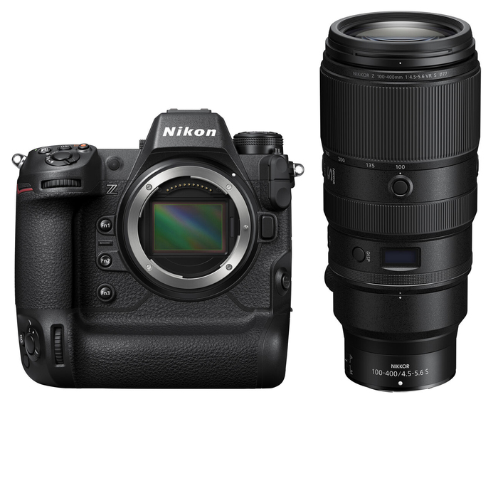 Nikon Z9 Mirrorless Camera with Z 100-400mm f4. 5-5. 6 VR S Lens