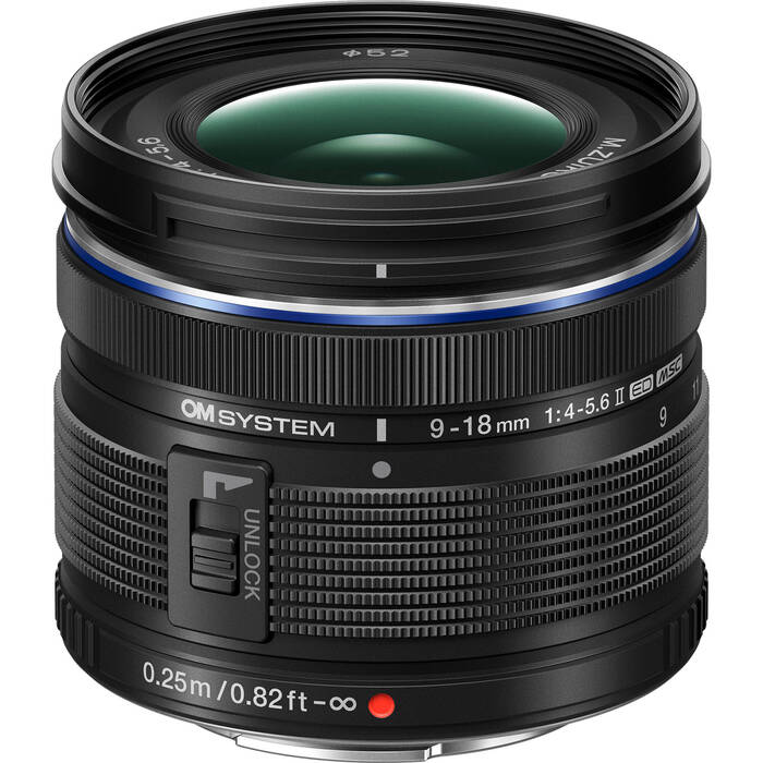 OM SYSTEM Digital ED 9-18mm f/4-5. 6 II Lens