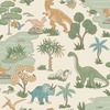 Dino Zoo Wallpaper Cream / Multi Holden 14012