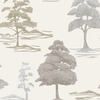 Carlotta Tree Textured Heavyweight Vinyl Wallpaper Cream Belgravia 9035