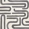 Brushed Geo Wallpaper Charcoal / Cream Holden 14233