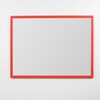 WriteOn Eco-Friendly Whiteboard 900 x 600mm Red frame