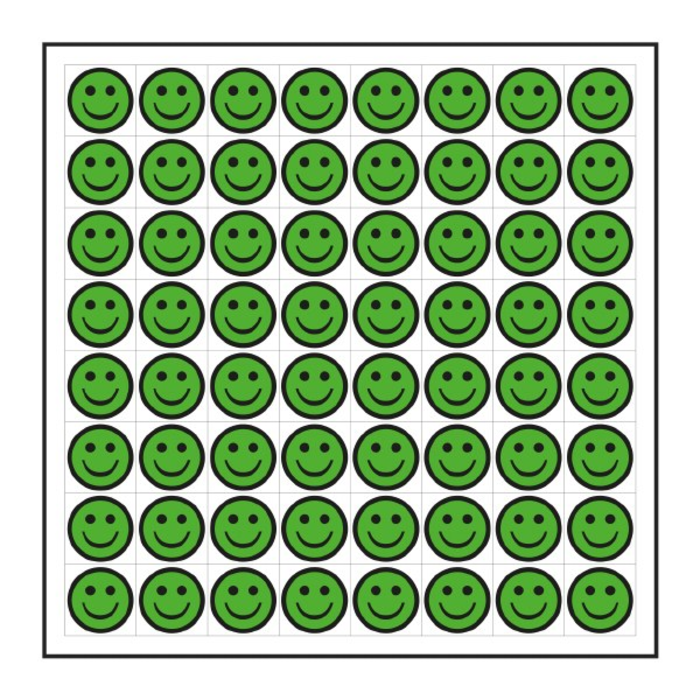 Magnetic Happy Faces, Sheet of 64