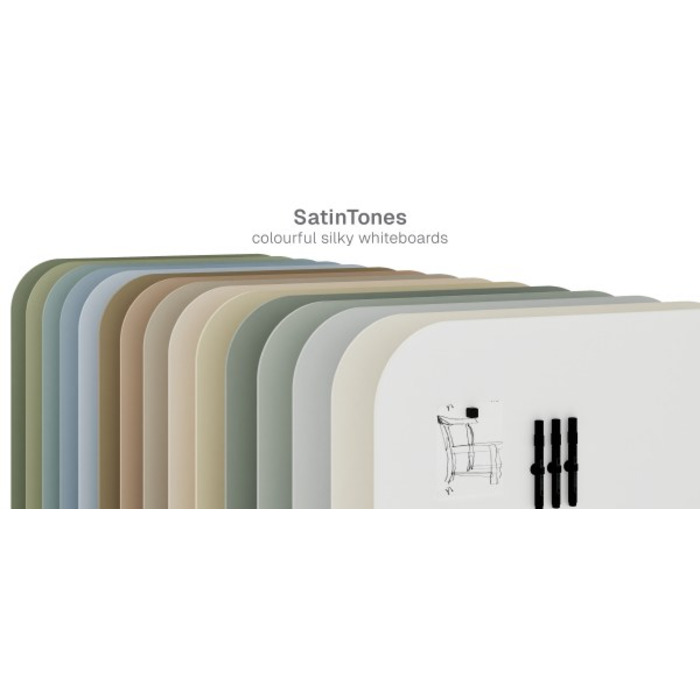 Satin Tones Frameless Writing Board