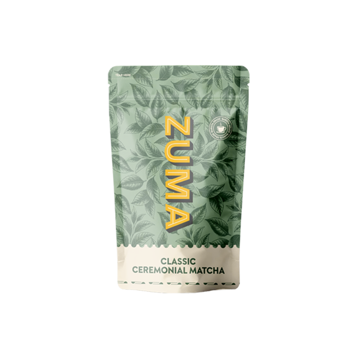 Zuma - Classic Ceremonial Matcha Green Tea Powder - 100g - Vegan