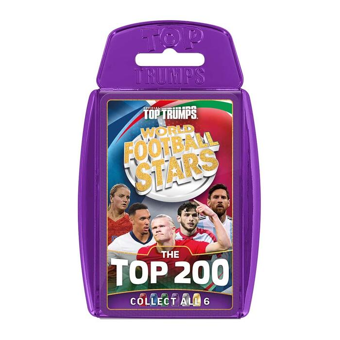 World Football Stars Top 200 Top Trumps Card Game – Chrome Purple Pack
