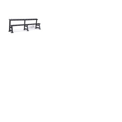 Gym Gear 2 Tier Dumbbell Storage Rack Black Metal