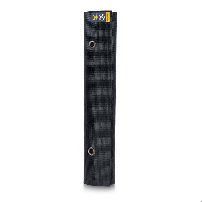 Fitness Mad Warrior II Eyelet Yoga Mat - 4mm in Graphite