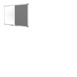Bi-Office Combi Drywipe/Grey Felt Board 900 x 600mm