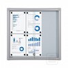 Whiteboard with Locking Sliding Glass Doors