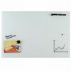 NAGA Magnetic Glass Noticeboard WHITE 40 x 60cm