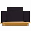 Midi Desk Top Display Stand Black Frame/Black Fabric
