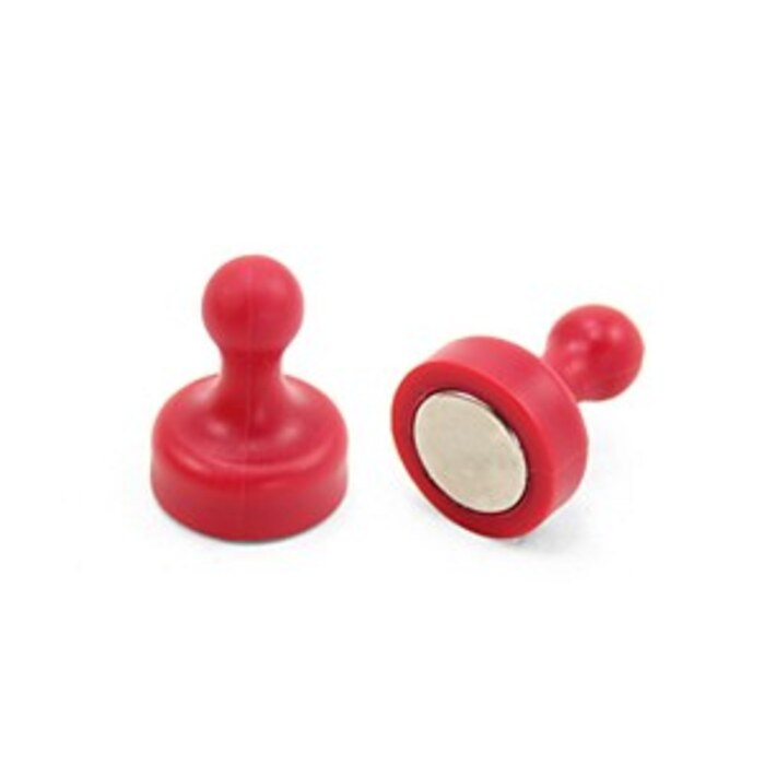 Boards Direct Super Strong Skittle Magnets Red Pack of 10