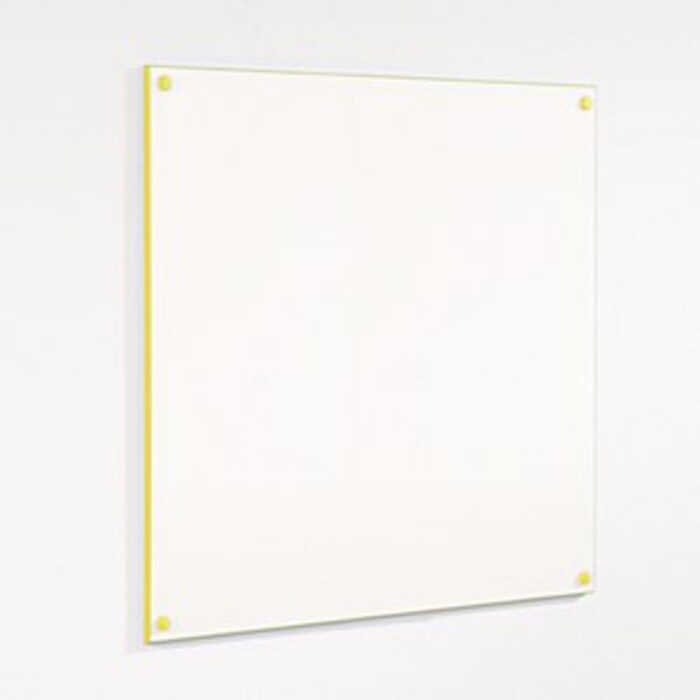 WriteOn Coloured Edge Whiteboard 1176 x 1779mm Yellow Edge