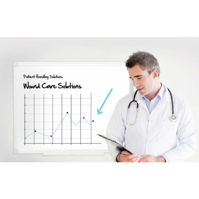 Bi-Office Anti-Microbial Whiteboard 1200 x 900