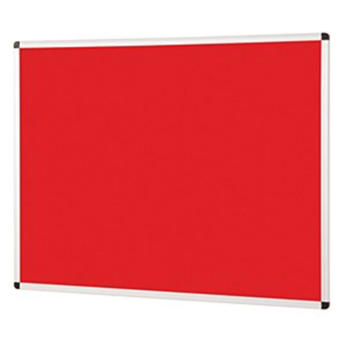 Metroplan Felt Noticeboard 900 x 600mm Red