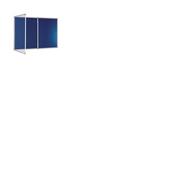 Internal Felt Tamperproof Noticeboard 1800x1200mm Blue