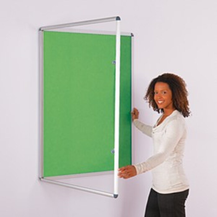 ColourPlus Tamperproof Noticeboard 900x600mm Apple