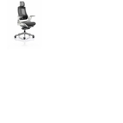 Zure Executive Chair with Headrest Charcoal Mesh