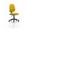 Eclipse 1 Lever Task Operator Chair Senna Yelllow fabric