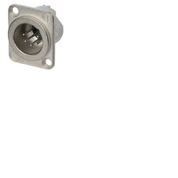 Neutrik 5 Pin Metal Mounting XLR Connector/Male