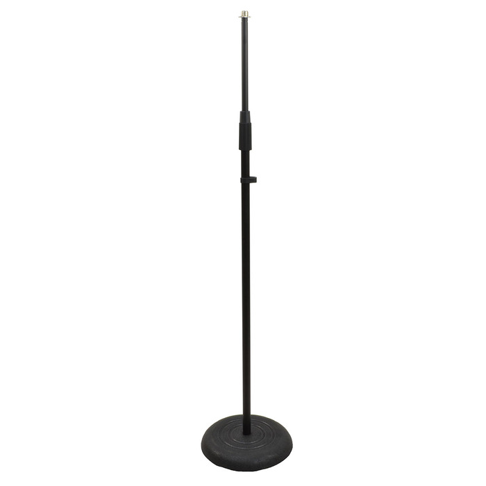 Microphone Stand With Stable Round Cast Base