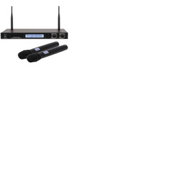 Twin UHF Handheld Radio Microphone System (863. 1Mhz/864. 8Mhz)