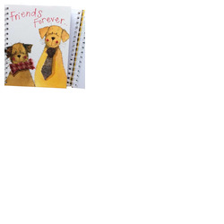 Alex Clarks Dogs Large Spiral Journal