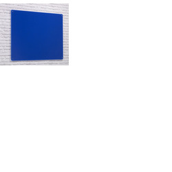 Wall Mounted Glass Board 600 x 450mm Blue
