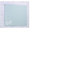 Magnetic Glass Board with your Logo 1200 x 900mm White