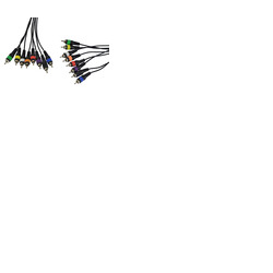 8 Way Cable Loom Phono RCA To Phono RCA With Colour Idents