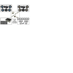 Complete Stage Lighting Installation Package with Powered Lighting Bars and LED Fresnels