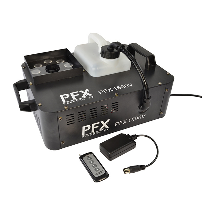1500 Watt Vertical Smoke Machine LED Effect DMX Wireless Remote PerformFX