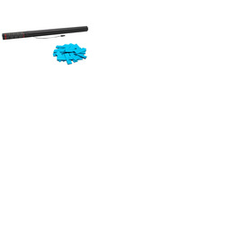 Electric Confetti Cannon 80cm Light Blue
