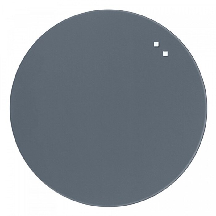 NAGA Circle Glass Noticeboard Grey