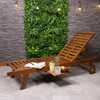 FSC® 100% Certified Acacia Wooden Reclining Sun Lounger