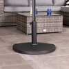 Concrete Parasol Base for Half Canopy