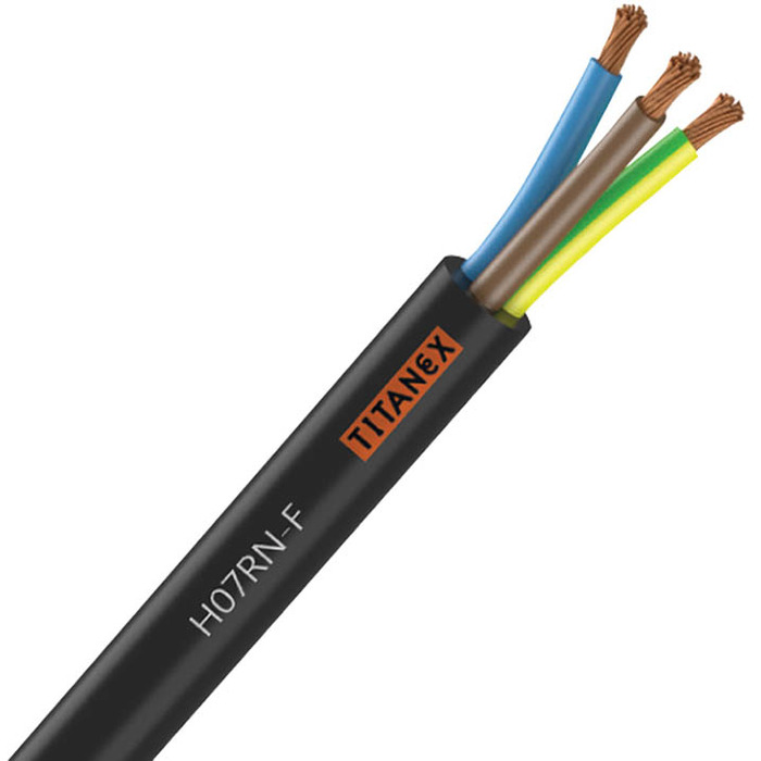 2. 5mm 3 Core Rubber Power Cable 100m H07-RNF by TitanEx