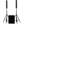 iLINE Column Array PA System with Stands 1020W by Audiophony