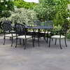 Cast Aluminium 7 Piece Outdoor Dining Set